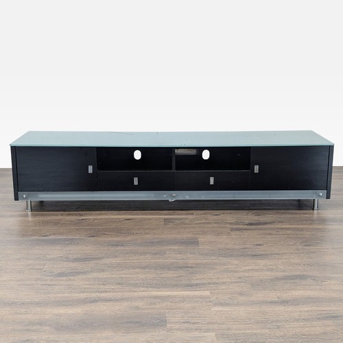 Used Black Lacquer Media Console for sale on AptDeco