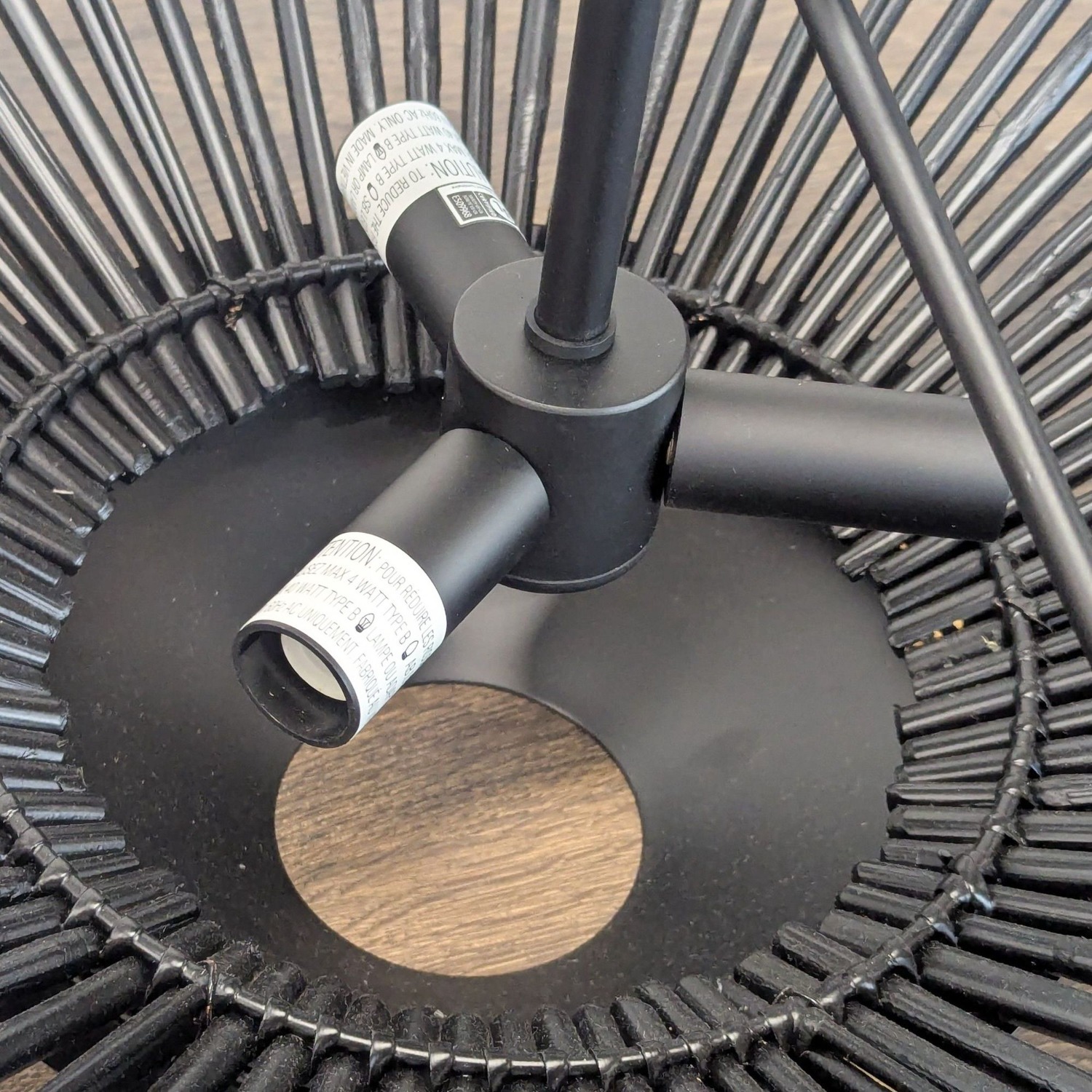 CB2 Copa Modern Black Metal Pendant Ceiling  - image-4