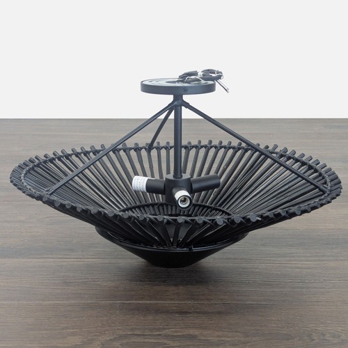 Used CB2 Copa Modern Black Metal Pendant Ceiling  for sale on AptDeco