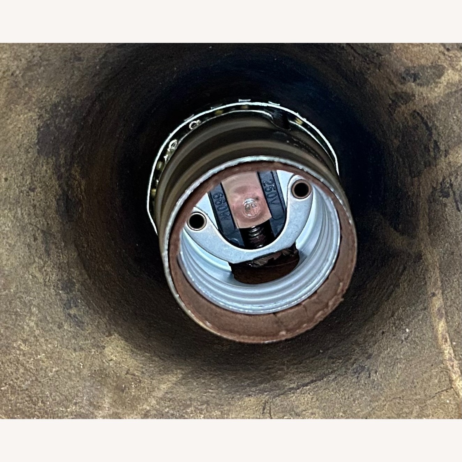 Antique Brass Table Lamp - image-4