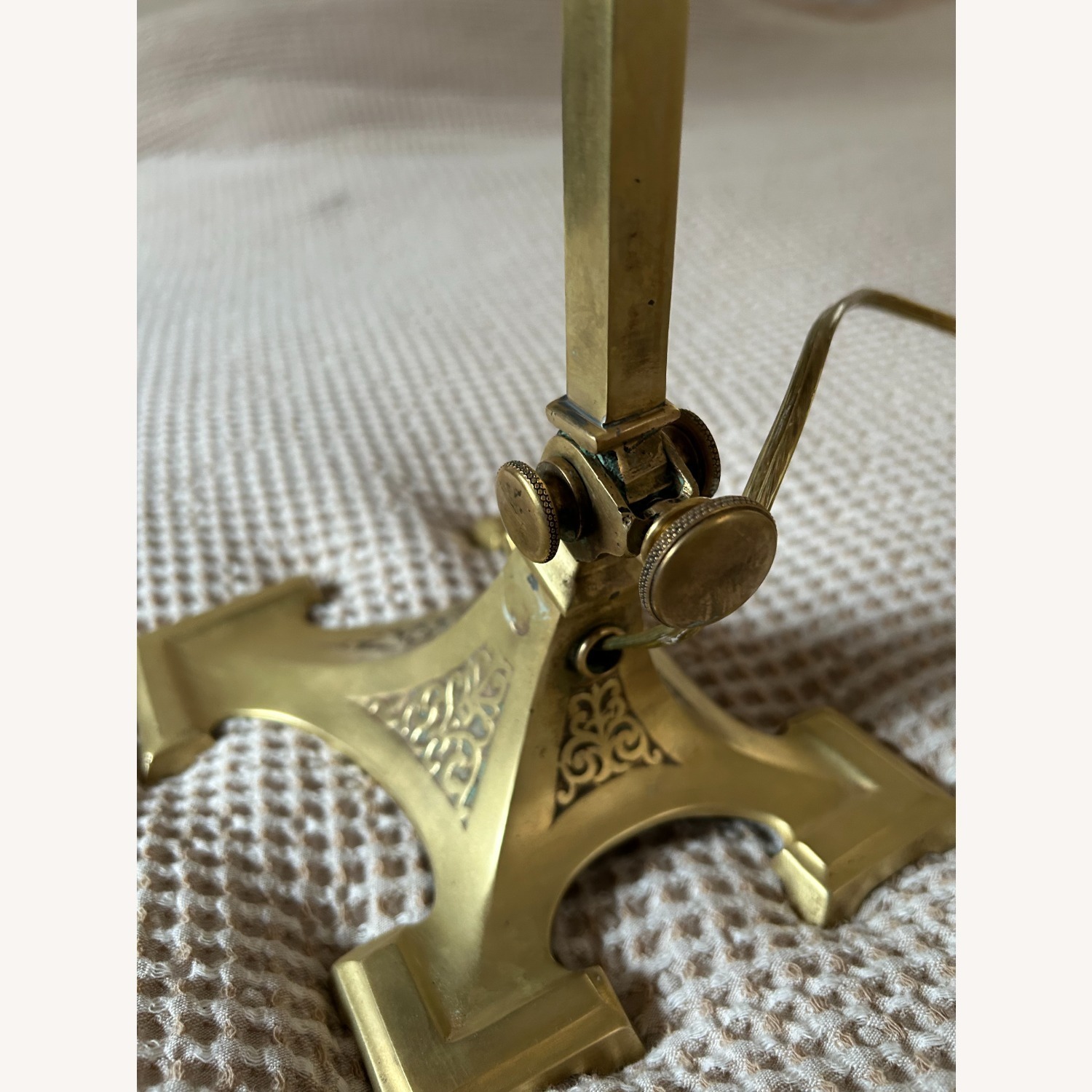 Antique Brass Table Lamp - image-5