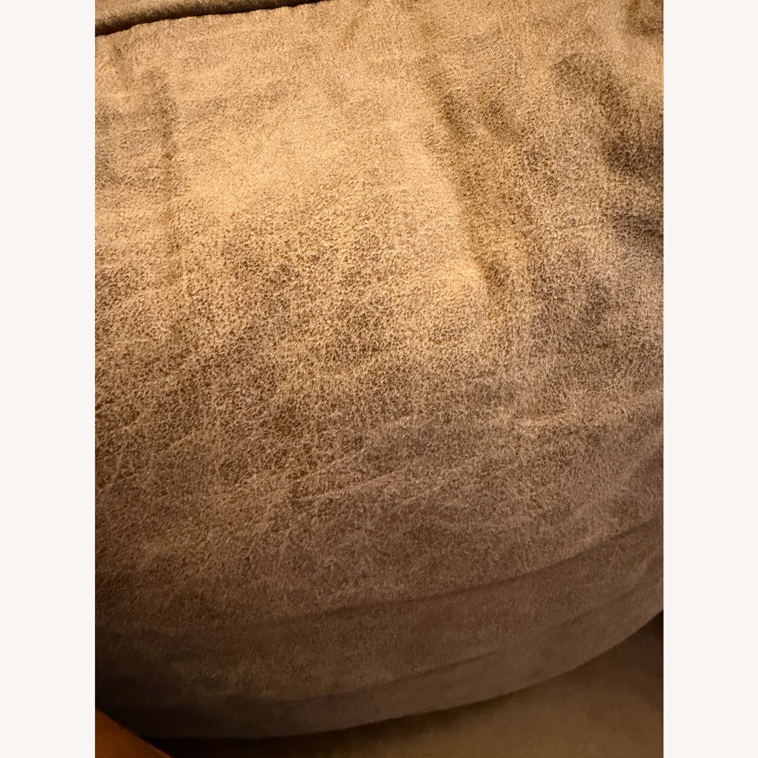 Wayfair Light Brown Faux Leather 3+ Seater Sofa - image-2