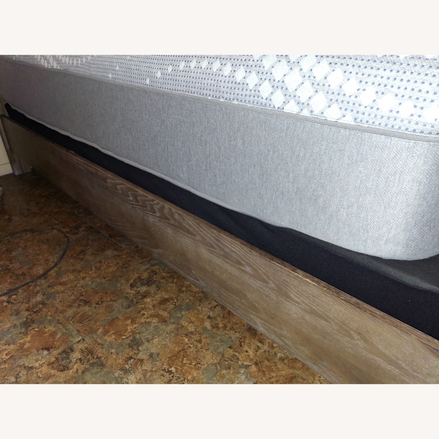 Upholstered Queen Bed W Storage - image-1