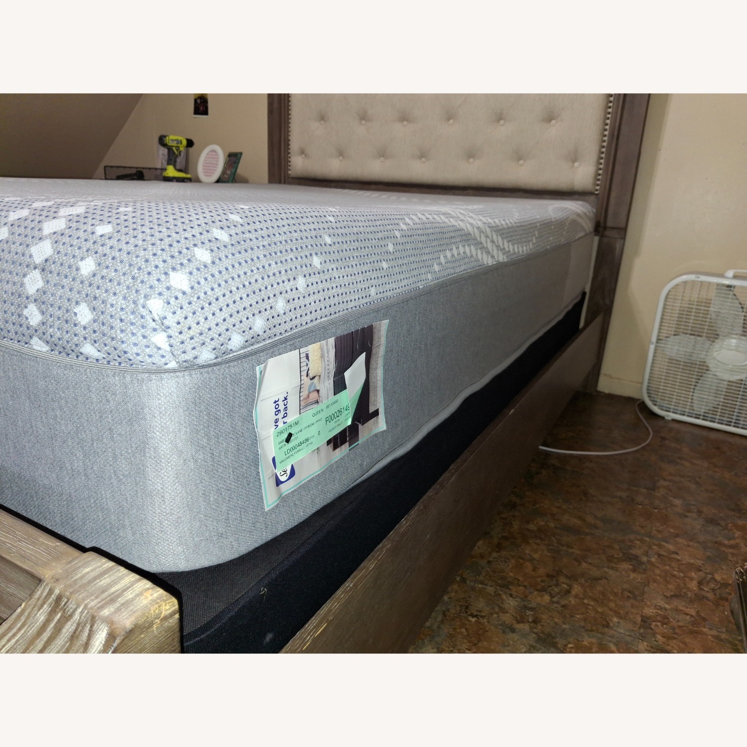 Upholstered Queen Bed W Storage - image-2