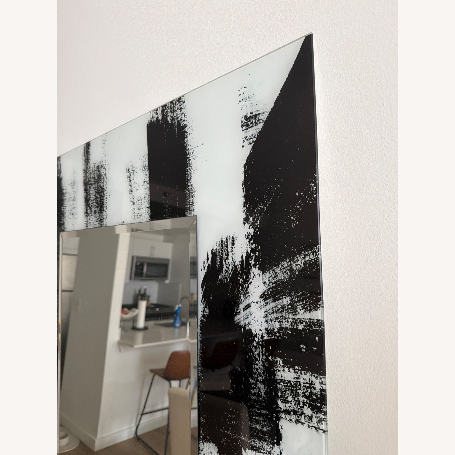 Abstract Bevel Wall Mirror - image-4