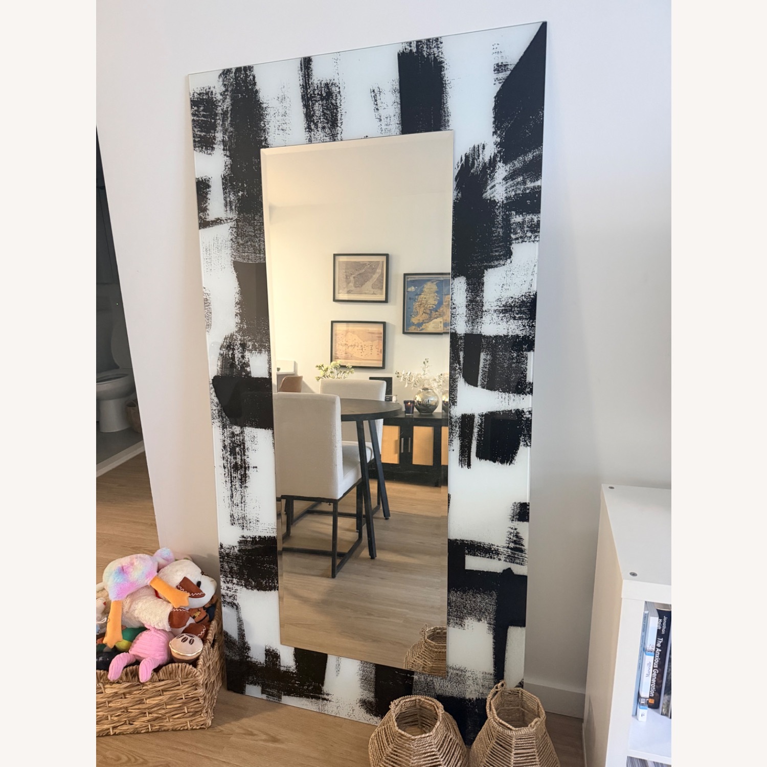 Abstract Bevel Wall Mirror - image-2