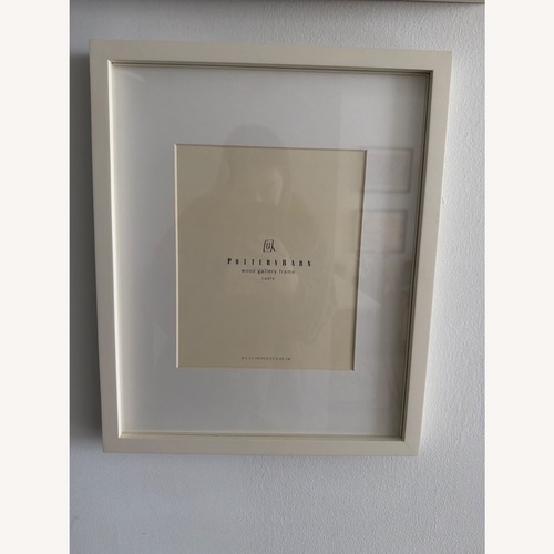 Used Pottery Barn White Picture Frame for sale on AptDeco