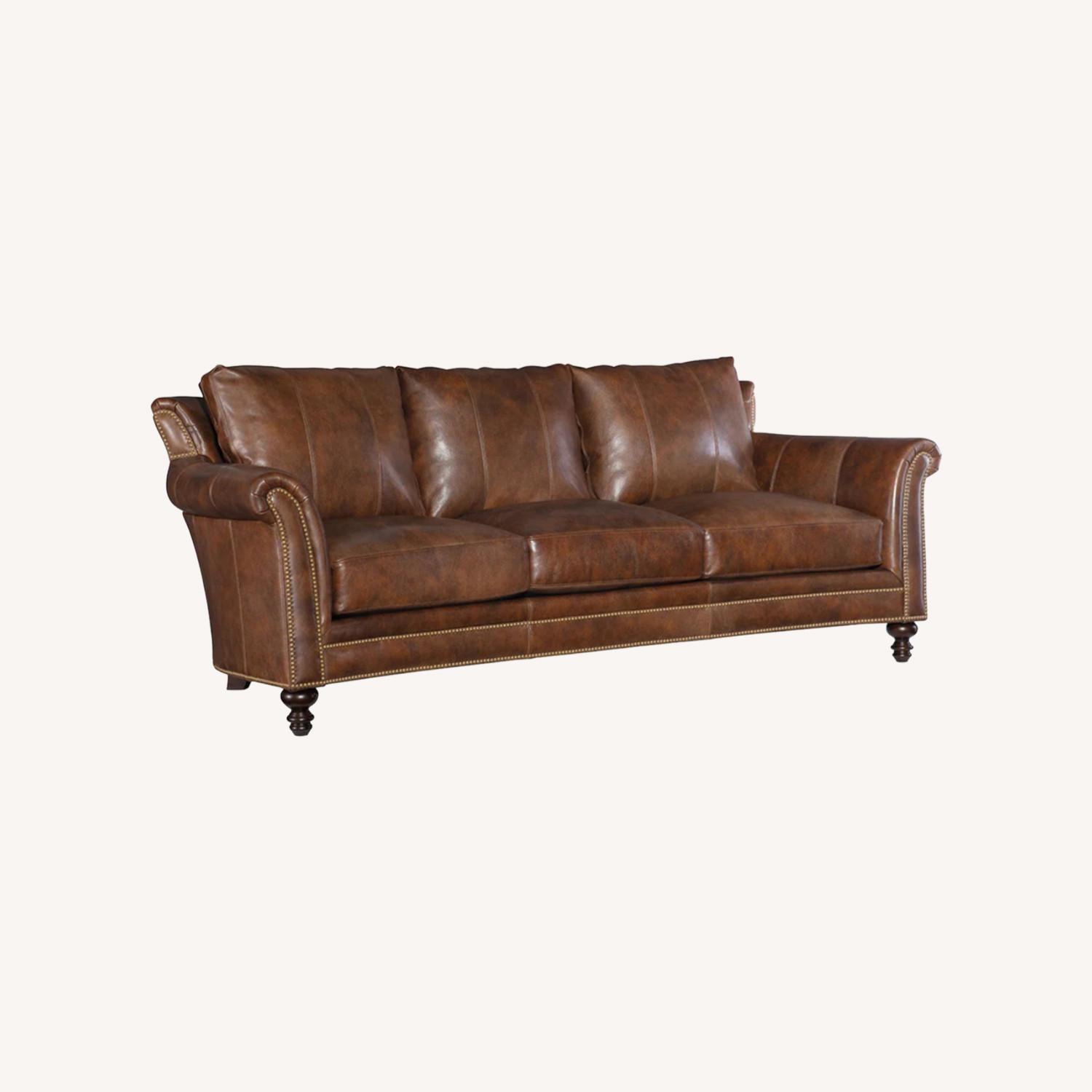Bradington Young Leather 3+ Seater Sofa - image-0