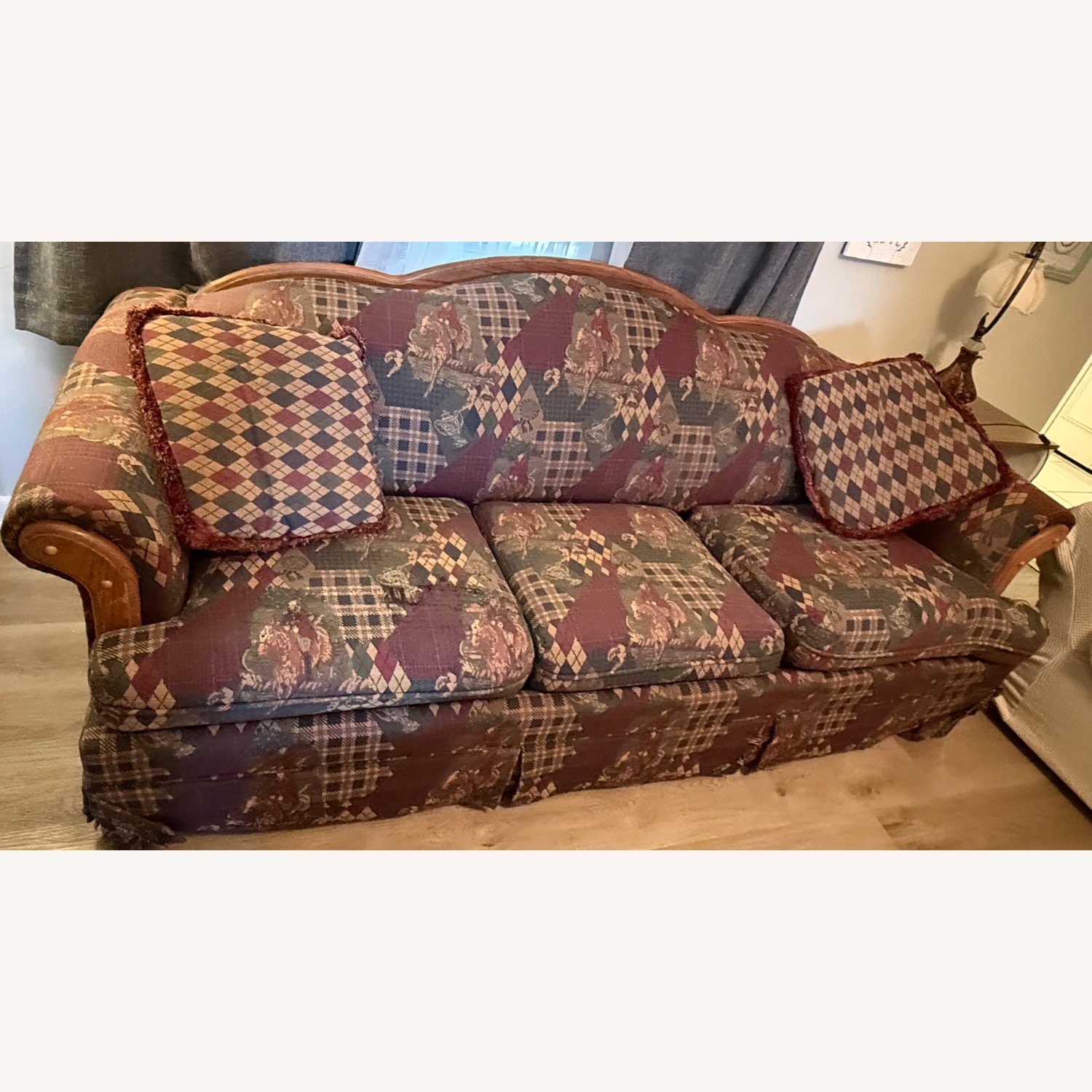 Lane Furniture Fabric Sleeper Sofa - image-2