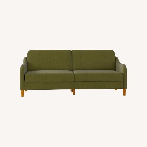 Used Wayfair Aria Green Fabric Futon for sale on AptDeco