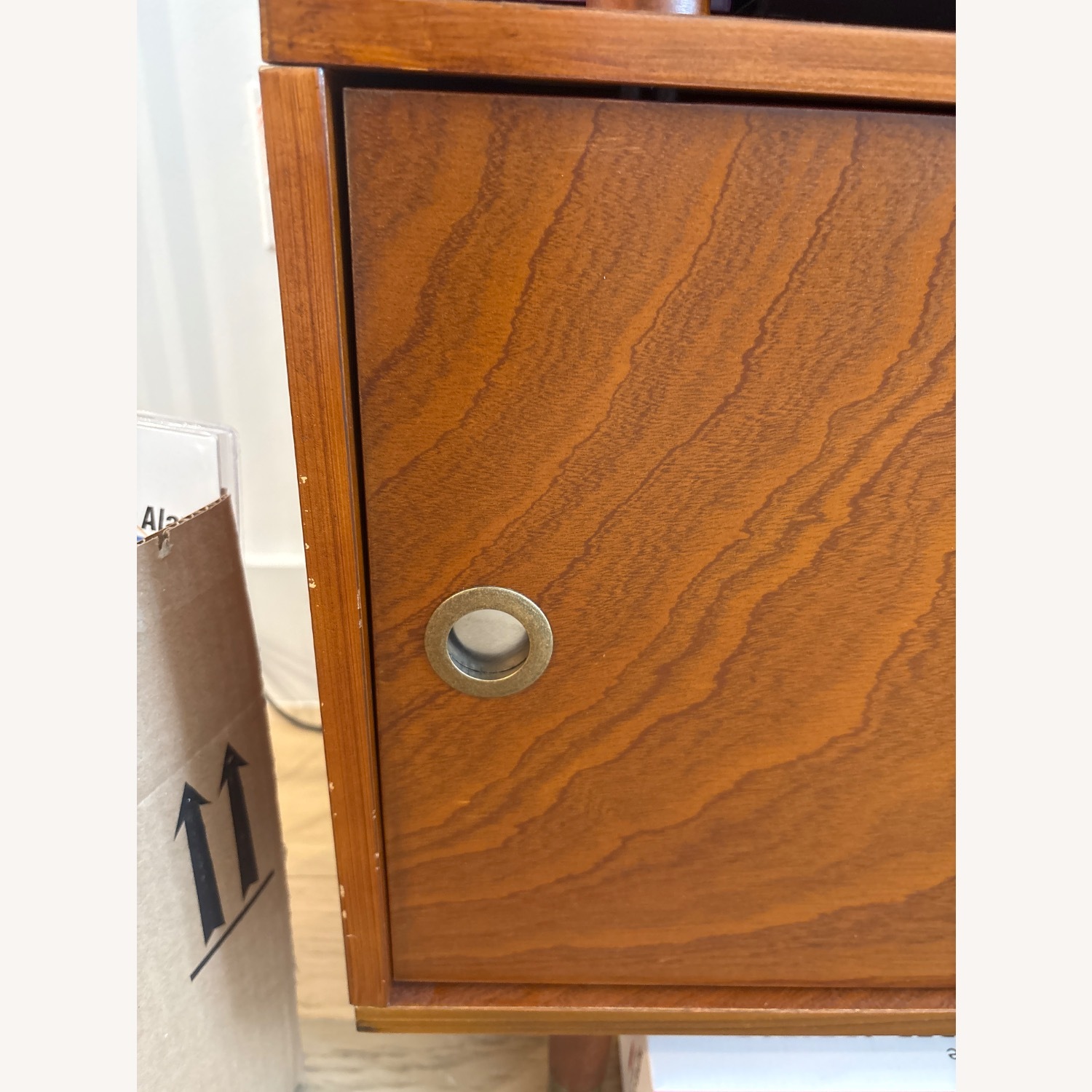 Wayfair Dark Brown Wood Media Storage - image-4