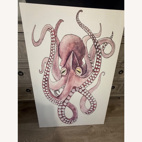 Used Purple Octopus Art for sale on AptDeco