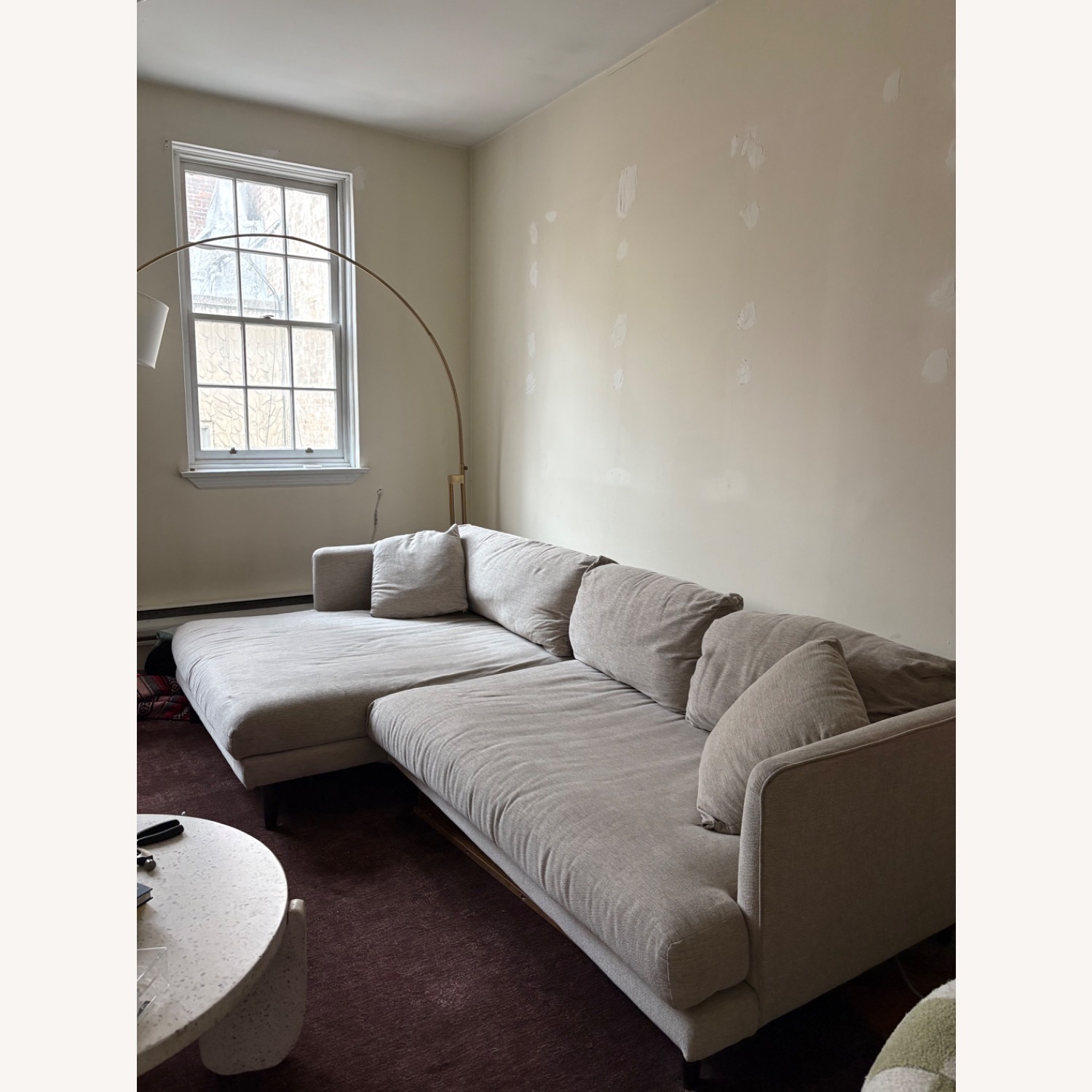 Joybird Natural Fabric 2 Piece Sectional - image-2