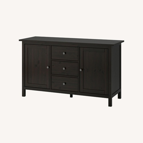 Used IKEA Hemnes Dark Brown Sideboard for sale on AptDeco