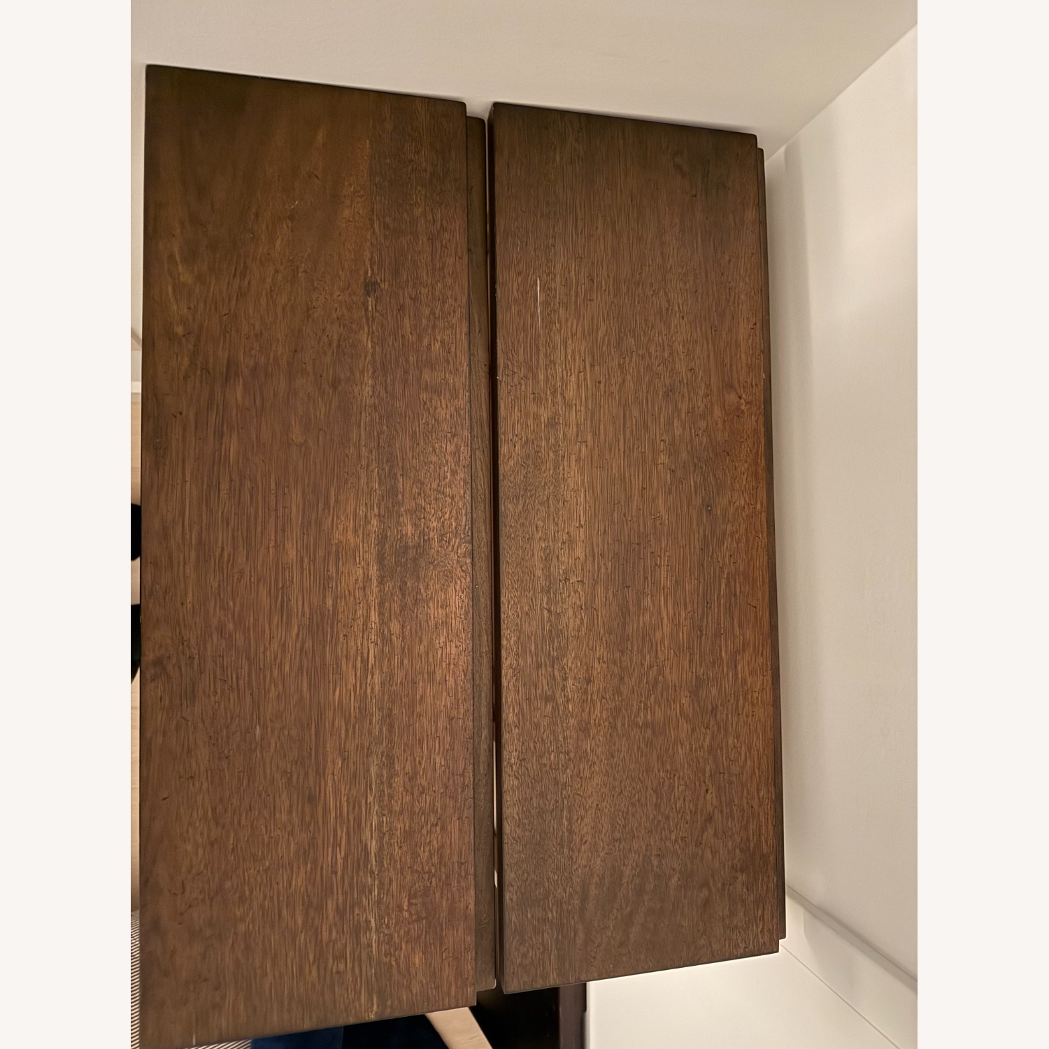 Crate & Barrel Hayden Dark Brown Wood Queen Bed - image-3