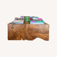 Custom Wood Coffee Table Set