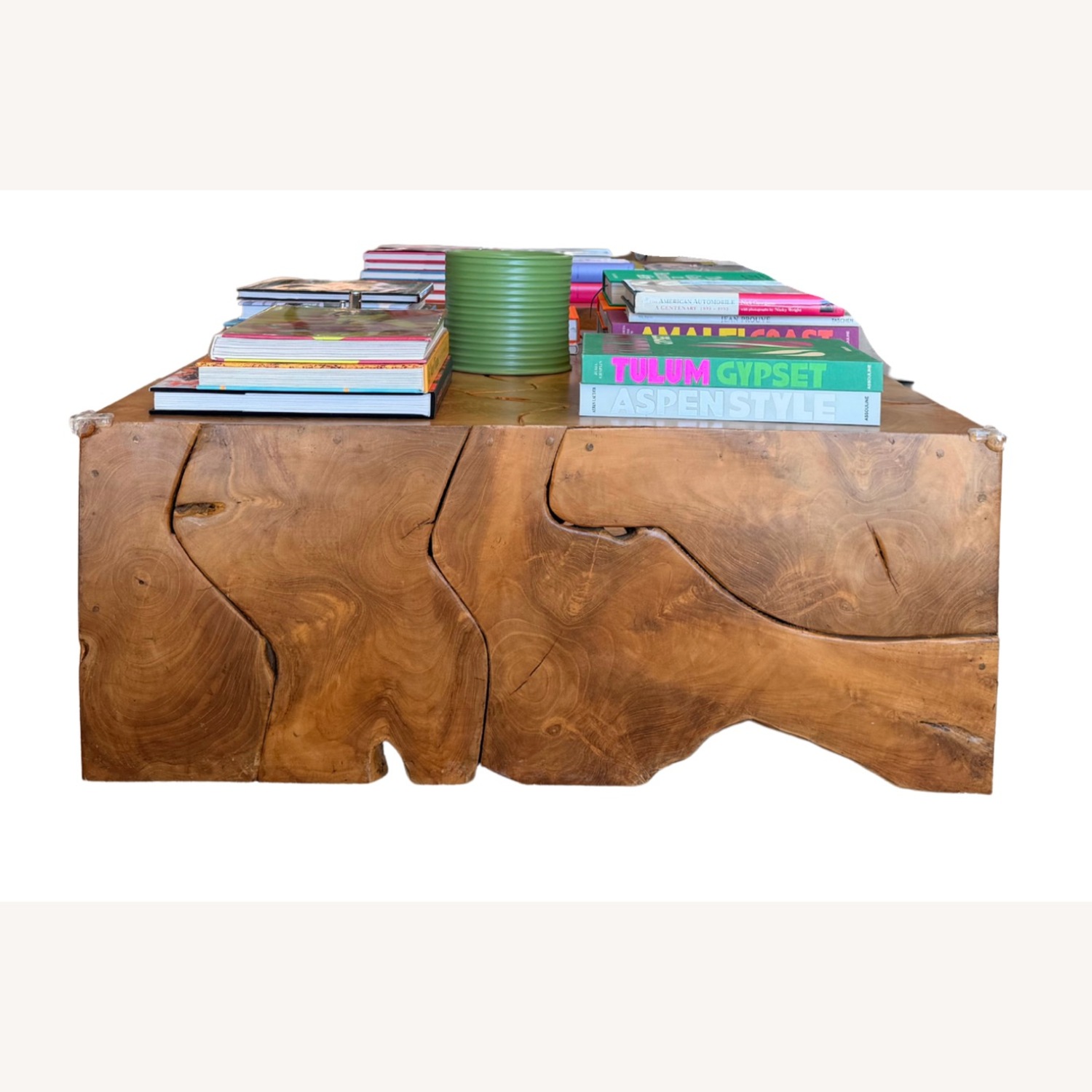 Custom Wood Coffee Table Set - image-1
