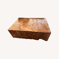 Custom Wood Coffee Table (Part of Set of 3)