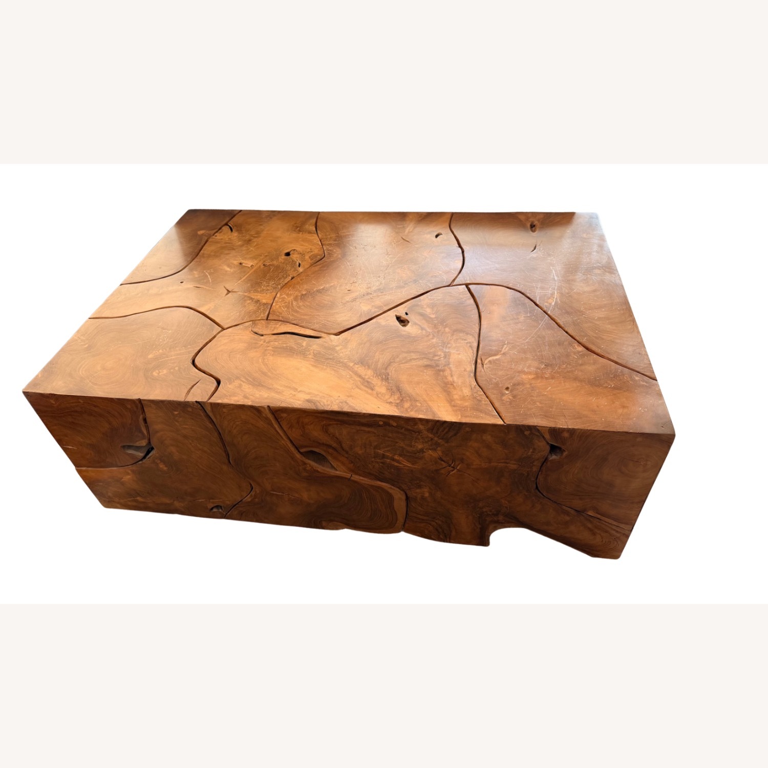 Custom Wood Coffee Table (Part of Set of 3) - image-1