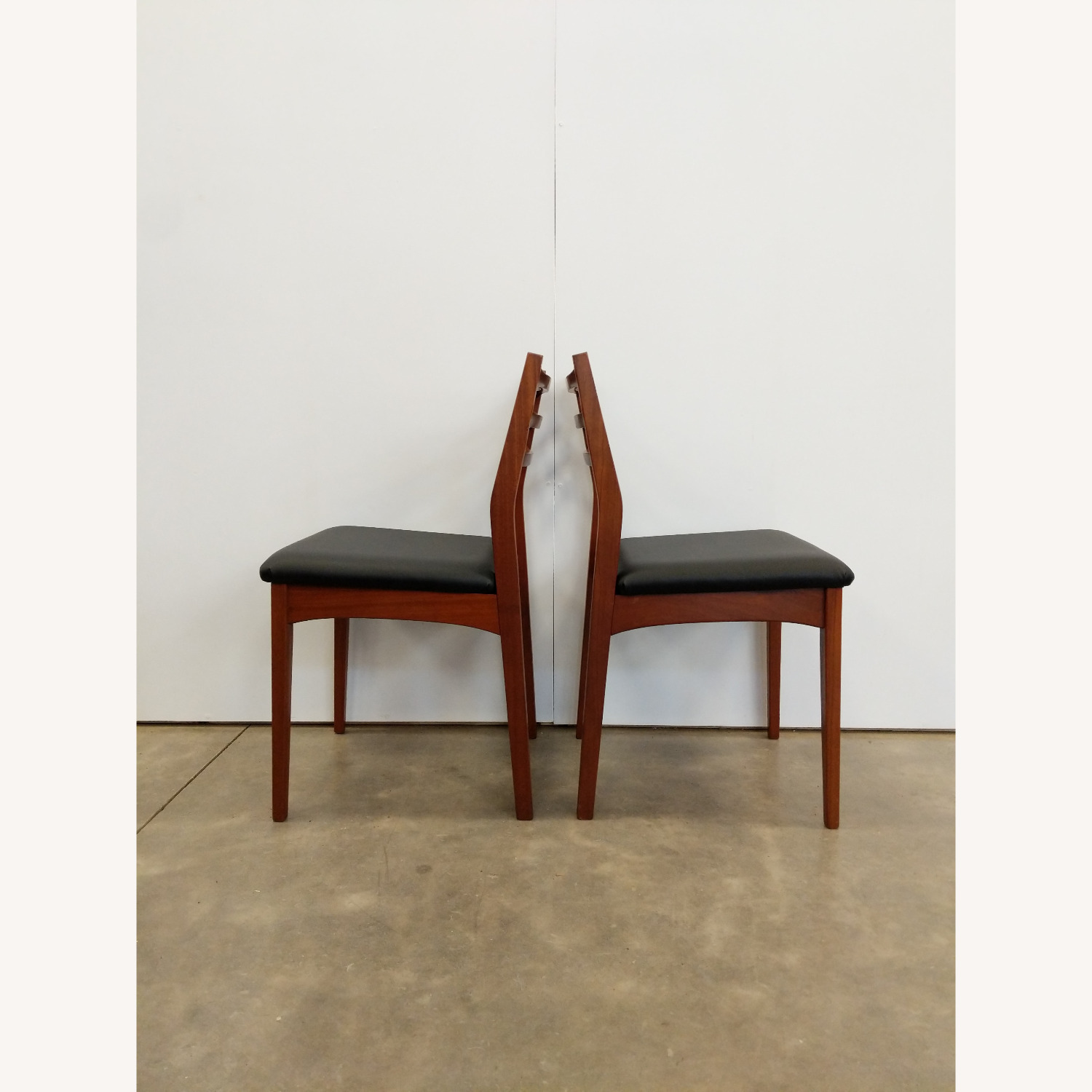 Pair Vintage Mid Century Modern Dining Chairs - image-3