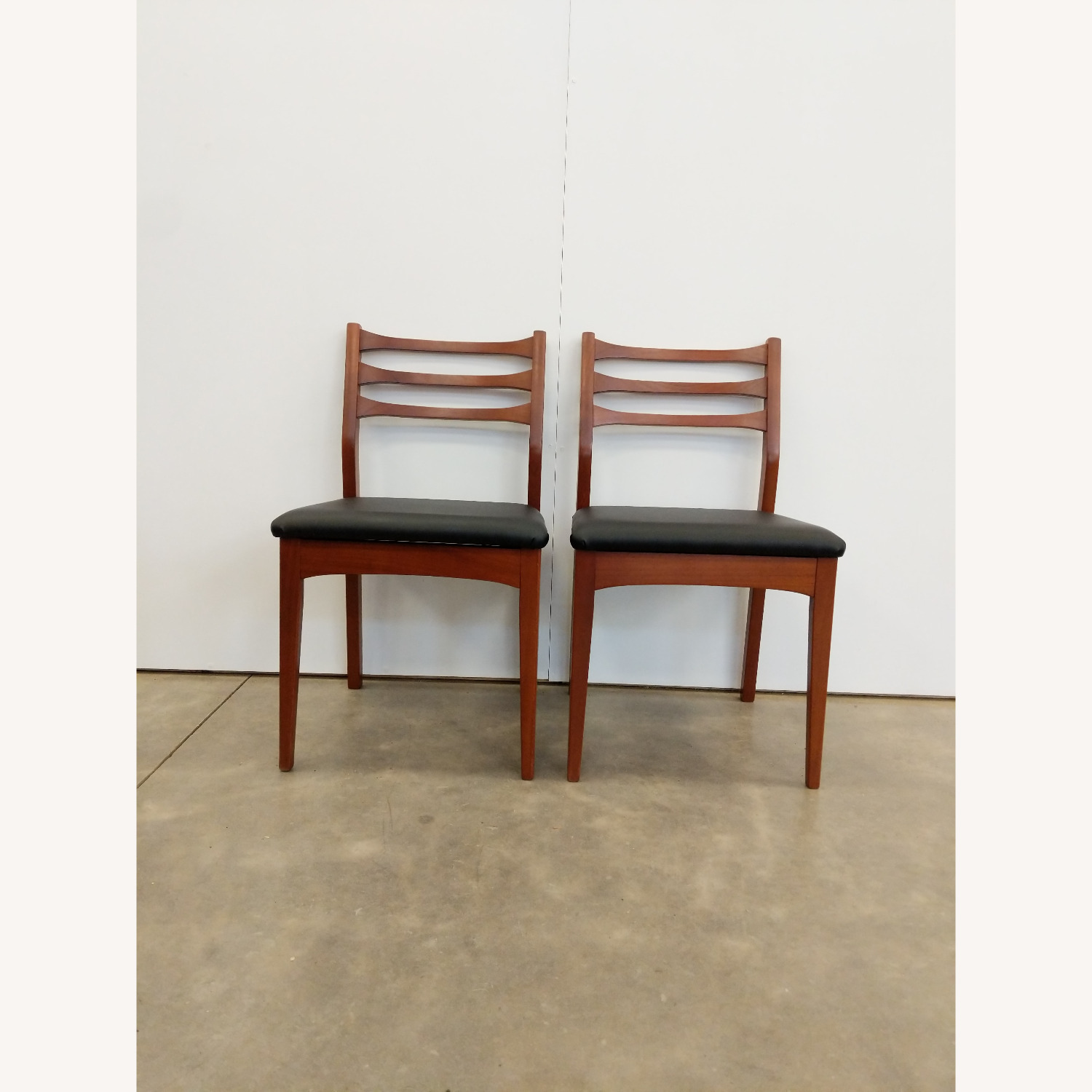 Pair Vintage Mid Century Modern Dining Chairs - image-4