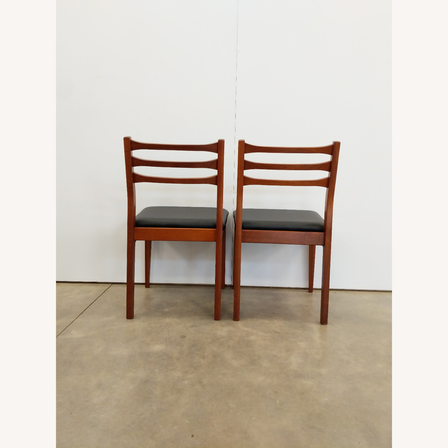 Pair Vintage Mid Century Modern Dining Chairs - image-2
