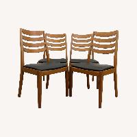 4 Vintage Mid Century Modern Nathan Dining Chairs