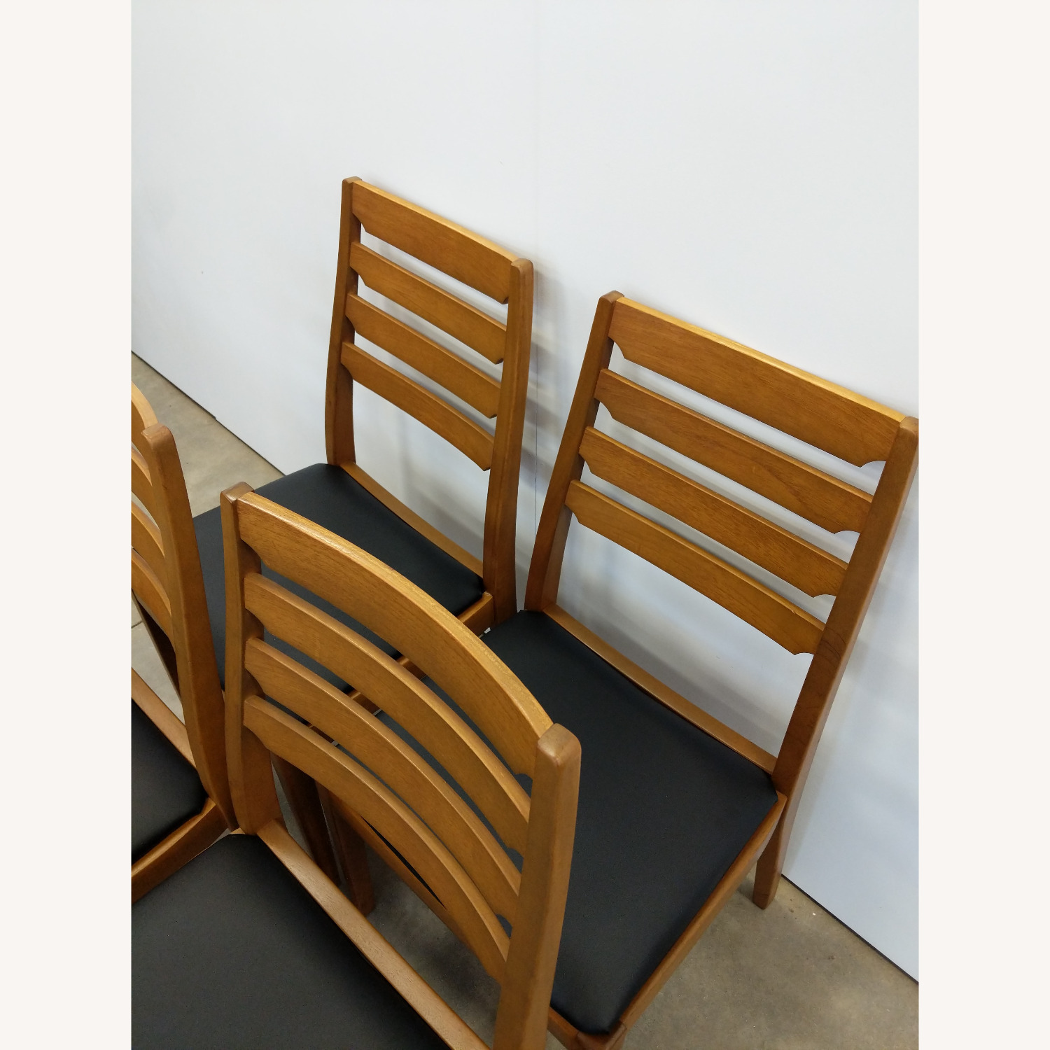 4 Vintage Mid Century Modern Nathan Dining Chairs - image-7