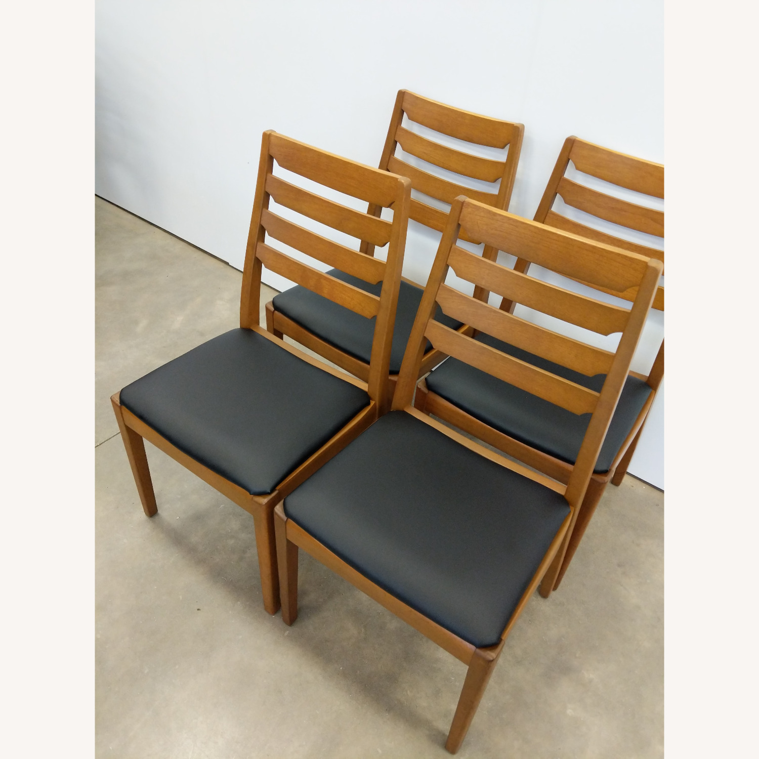 4 Vintage Mid Century Modern Nathan Dining Chairs - image-6