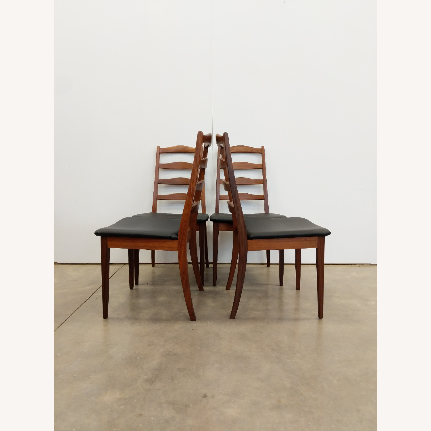 4 Vintage Mid Century Modern G Plan Dining Chairs - image-3
