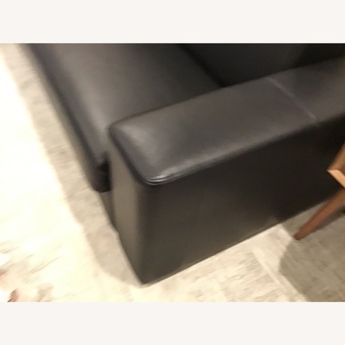 Used Black Leather Sleeper Sofa for sale on AptDeco