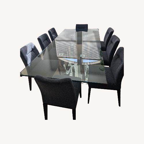 Used ZGallerie Blue Dining Set for sale on AptDeco