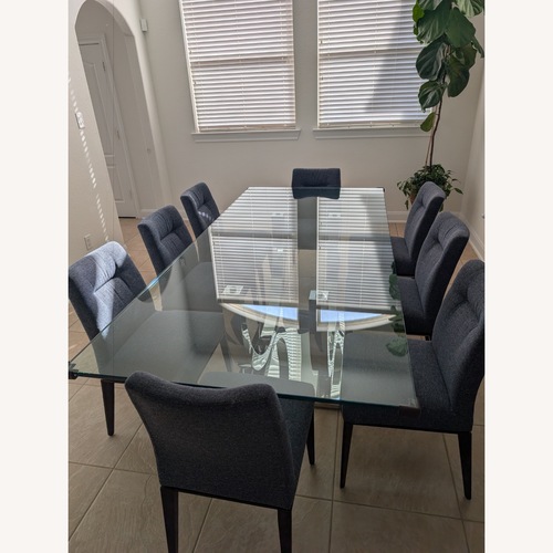 Used ZGallerie Blue Dining Set for sale on AptDeco