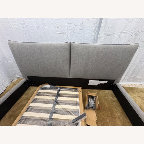 Used Arhaus Rigby Upholstered Bed — King Size Custom for sale on AptDeco