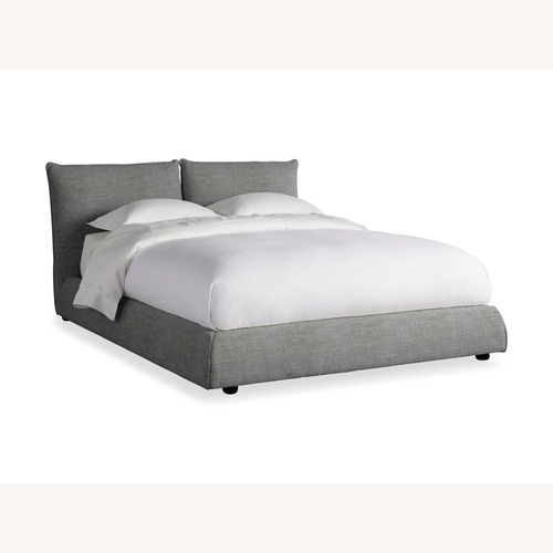 Used Arhaus Rigby Upholstered Bed — King Size Custom for sale on AptDeco