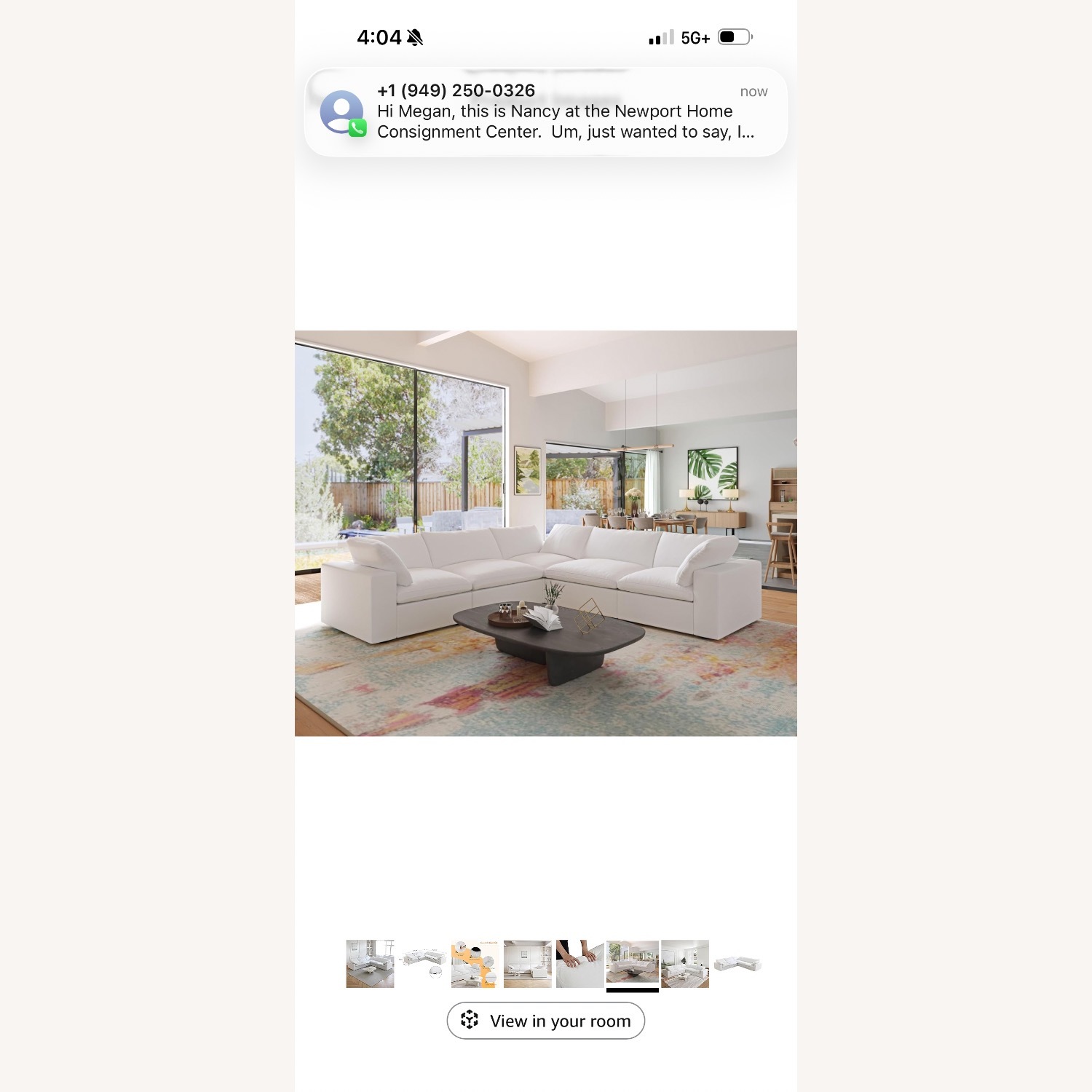 JACH V-Shaped Couch Sectional - image-2