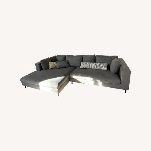 Used Rove Concepts Light Gray 2 Piece Sectional for sale on AptDeco