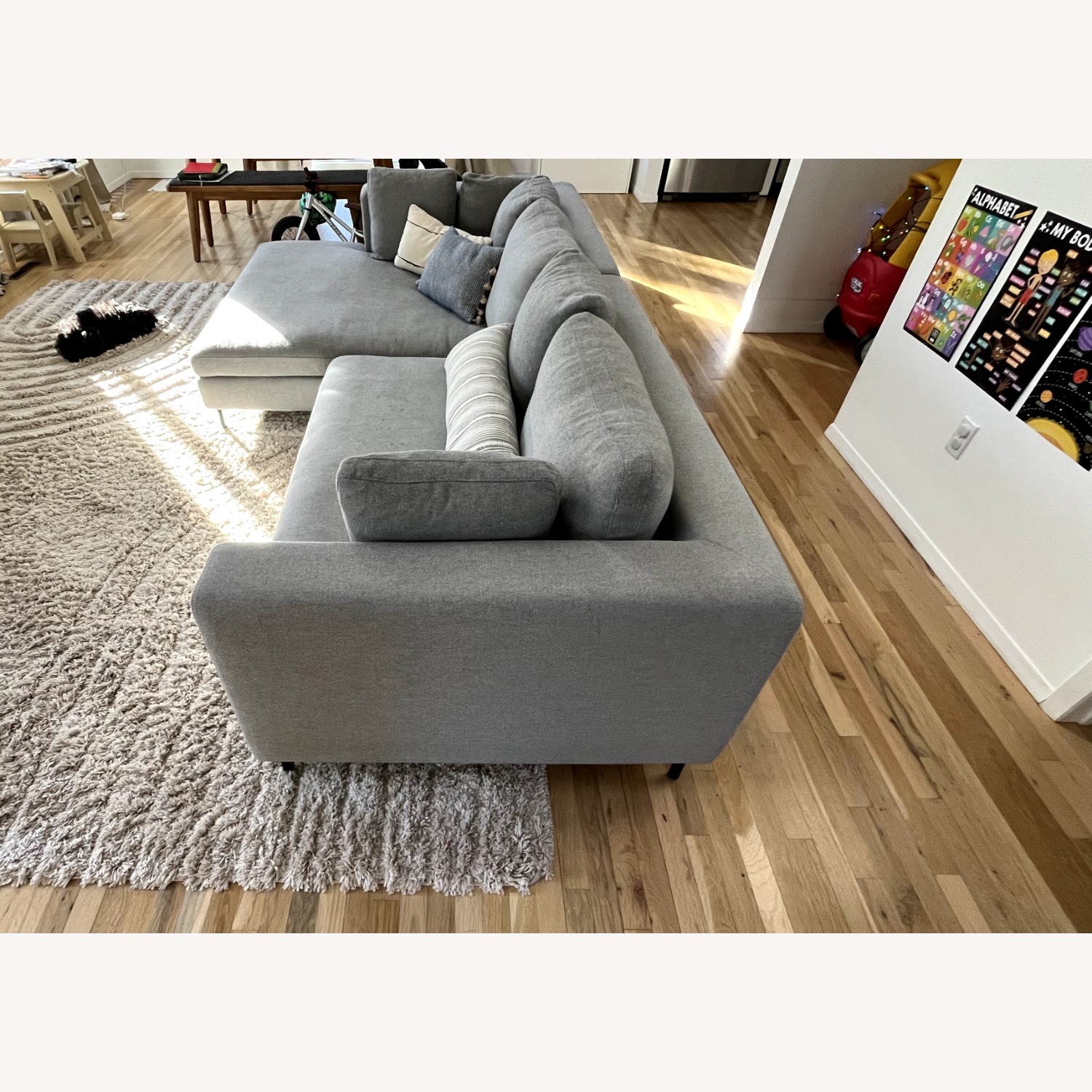 Rove Concepts Light Gray 2 Piece Sectional - image-4