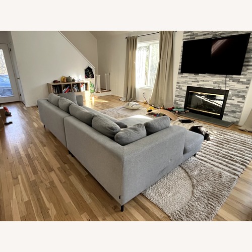 Used Rove Concepts Light Gray 2 Piece Sectional for sale on AptDeco