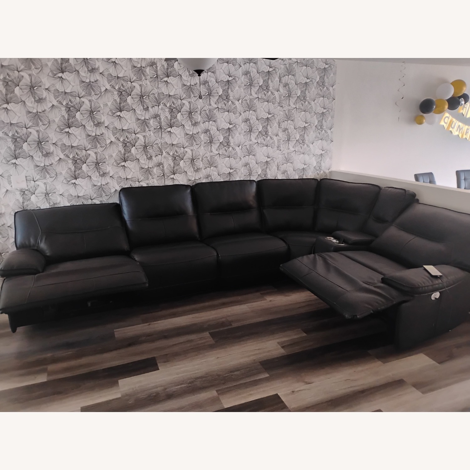 Linon Home Decor Black 3+ Seater Sofa - image-3
