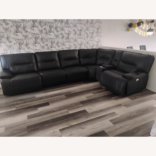 Used Linon Home Decor Black 3+ Seater Sofa for sale on AptDeco