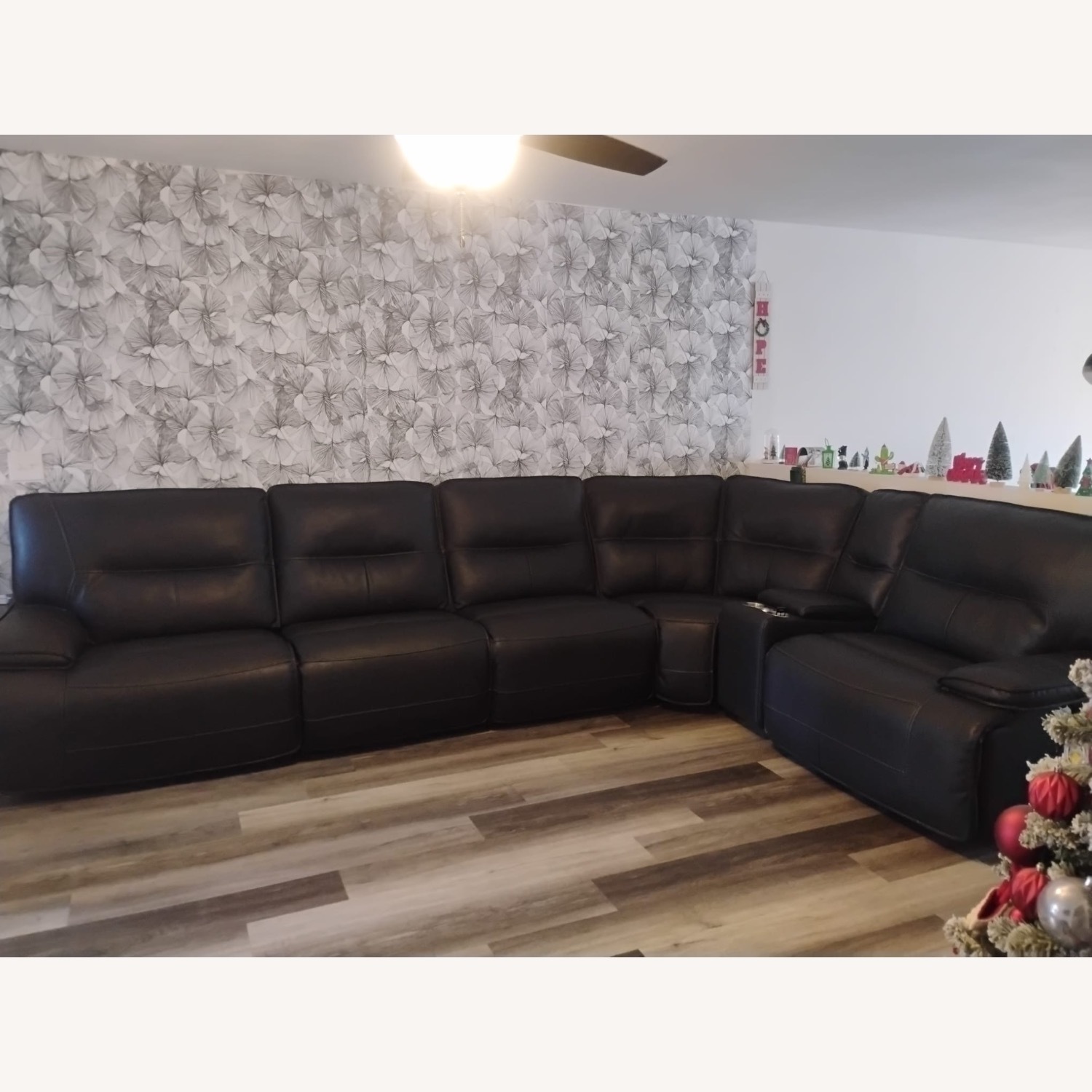 Linon Home Decor Black 3+ Seater Sofa - image-8