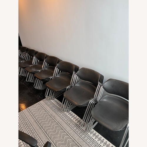 Used Vintage/Antique Black Plastic Armchair for sale on AptDeco