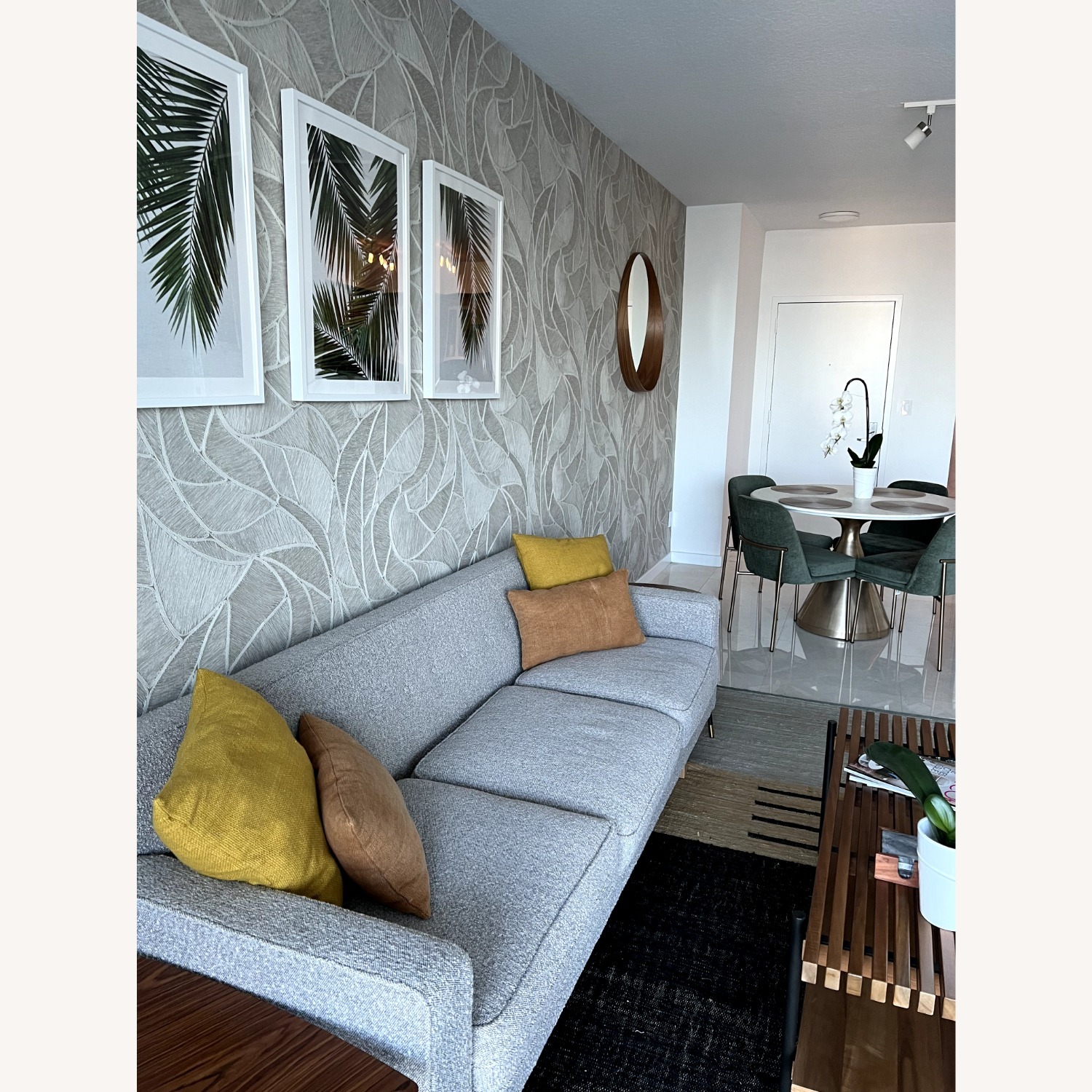 Kardiel Kennedy 86" Fabric Sofa, Bocce Boucle - image-2