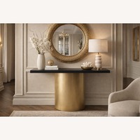 Custom Console Table Arhaus Top | Pedestal 