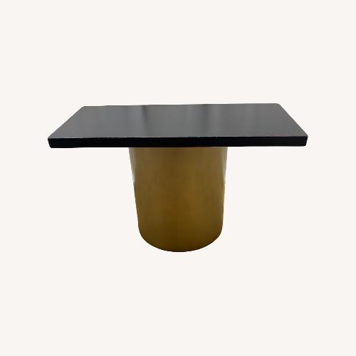 Used Custom Console Table Arhaus Top | Pedestal for sale on AptDeco