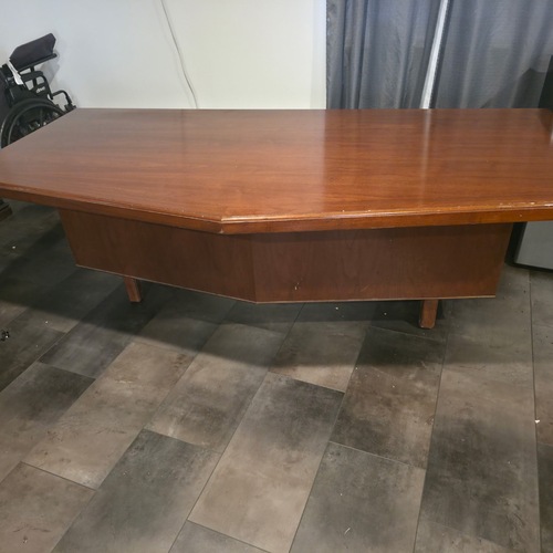 Used Mid-Century Modern Walnut Boomerang Executive Desk for sale on AptDeco