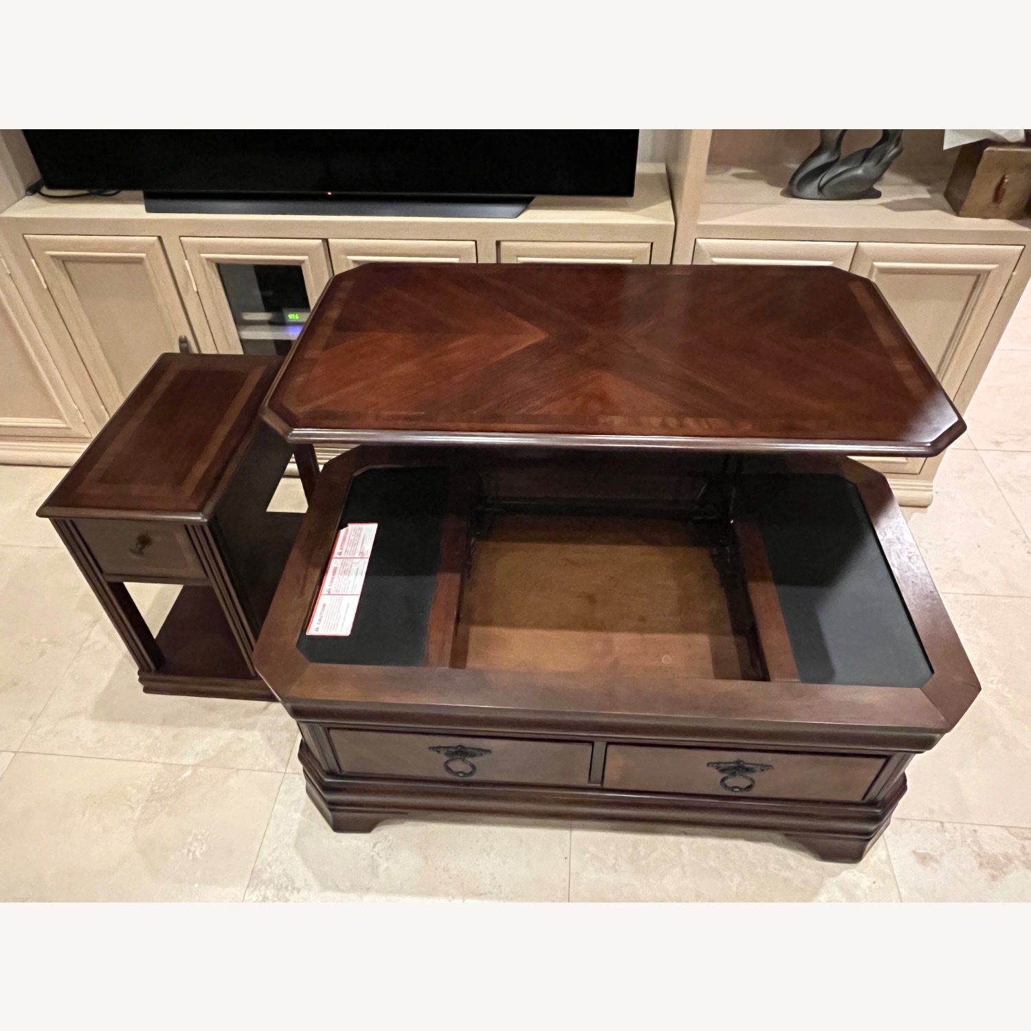 2-pc Ashley Lift Top Coffee & Side Table - image-3