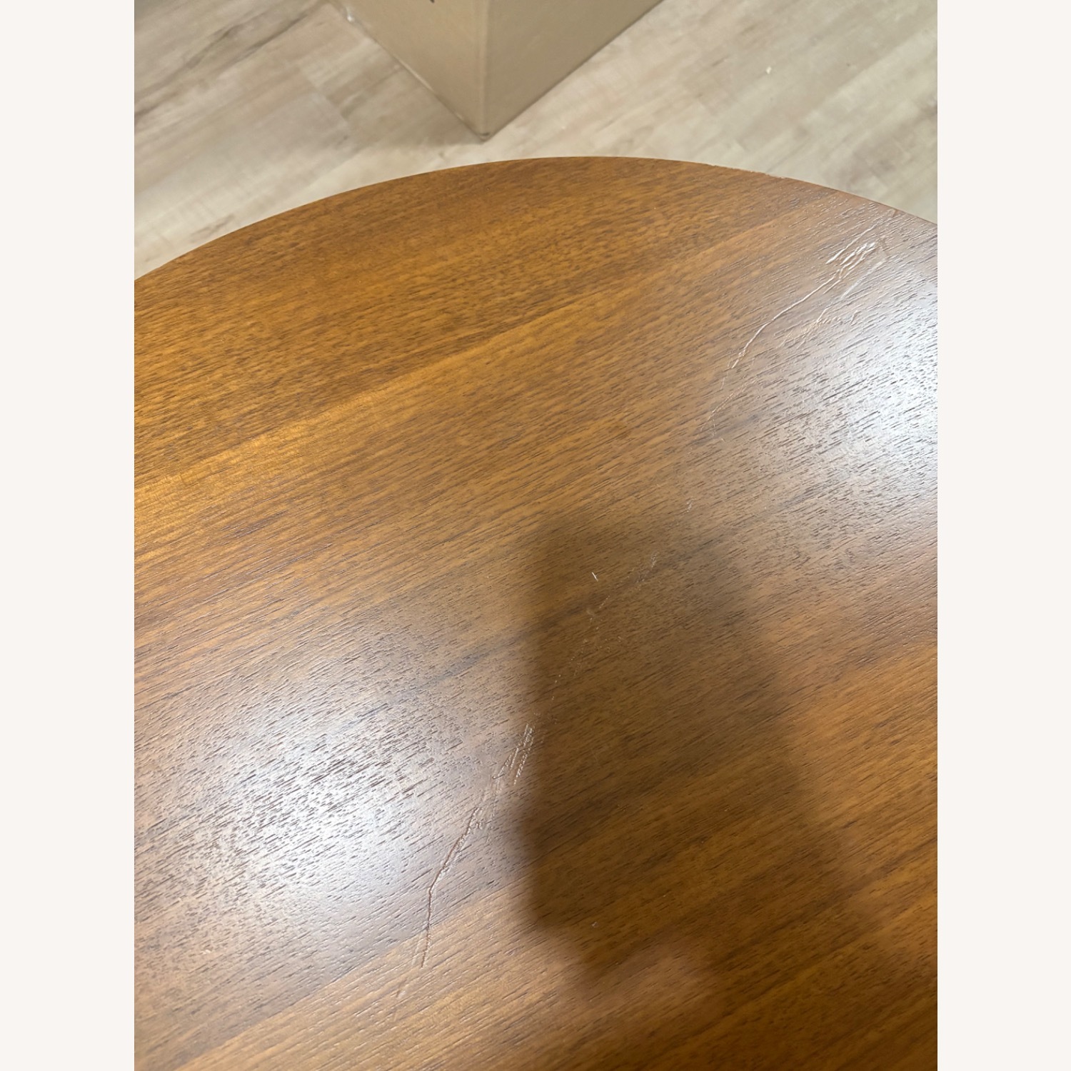 West Elm Orbit Dark Brown Wood Dining Table - image-4