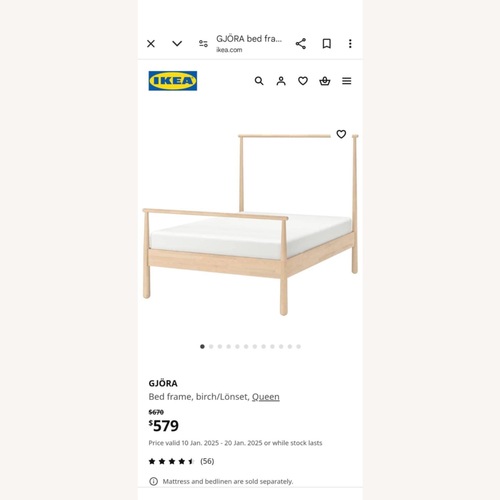 Used IKEA GJORA Vintage Bed for sale on AptDeco
